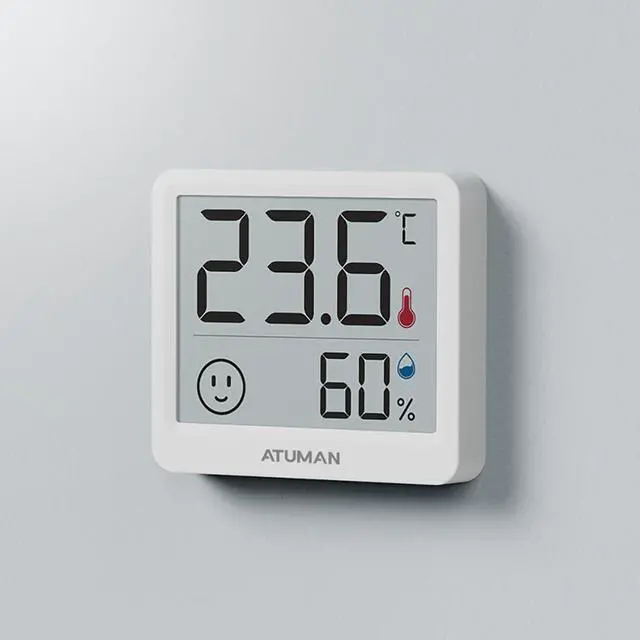 Alt view image 7 of 7 - Mini Digital Hygrometer Indoor Thermometer with Temperature and Humidity Monitor for Bedroom, Reptile Tank, Guitar Case, Greenhouse and Cellar Closet, Fahrenheit or Degree Celsius