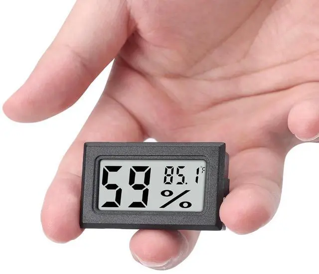 Main image of Mini Hygrometer Thermometer Digital Indoor Humidity Gauge Monitor with Temperature Meter Sensor Fahrenheit ()