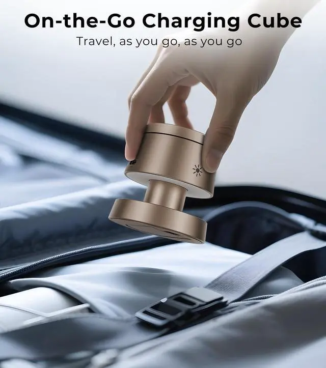 Alt view image 5 of 7 - 4-in-1 Magnetic Wireless Charging Station for iPhone 17/16/15/14 Pro Max, with Night Light Wireless Charging Station Fast Charging for Apple Watch, Earphones & Multiple Devices
