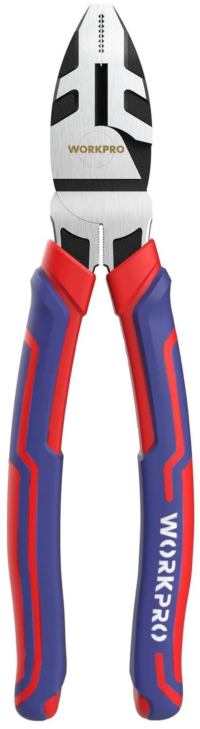 Main image of 8-Inch Linesman Pliers in CRV Steel for Twisting and Cutting Wires, Clamping Screws