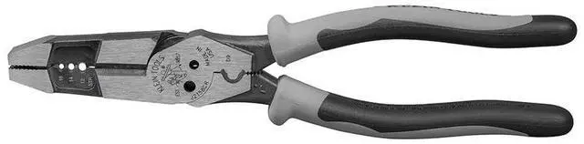 Main image of J215-8CR Multitool Pliers, Made in USA, Hybrid Multi Purpose Tool / Crimper, Wire Stripper, Bolt Shearing, Wire Grabbing, Twisting, Looping