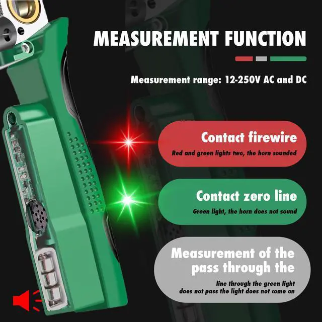 Alt view image 4 of 7 - 8-in-1 Wire Stripper Tool, with Non-Contact Voltage Detector & Safety Insulated Handles, Multi-Function Electrical Pliers for Stripping, Cutting, Crimping, Ideal for Electrician, HVAC, DIY