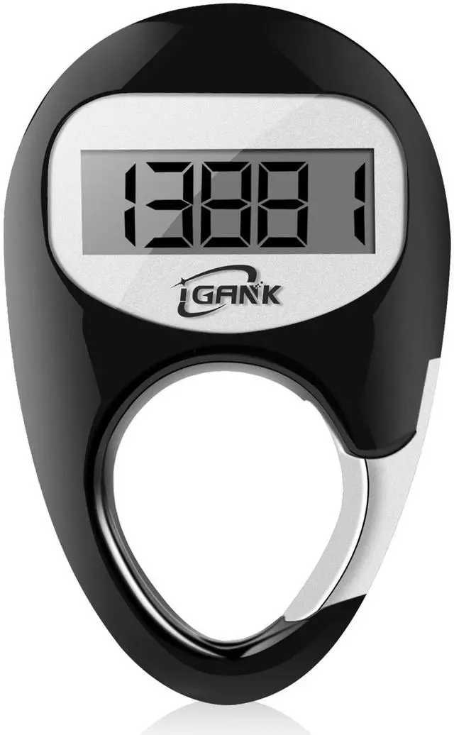 Main image of Simple Walking Pedometer 3D Step Counter for Men Women Kids (Black)