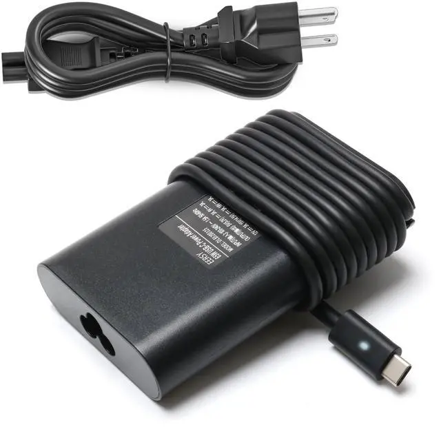 Main image of 65W USB-C Charger fit for Dell Latitude 3420 3540 5550 5520 5420 5430 5440 5340 5320 5630 5640 7440 7430 7420 7410 7370 7390 2-in-1, Dell XPS 13 9350 Type-C Adapter