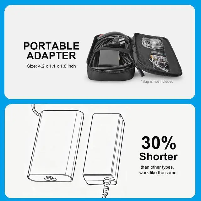Alt view image 2 of 7 - 19.5V 3.34A 65W PA-12 AC Adapter Charger for Dell Latitude 5400 7490 7400 7480 5500 3190 E5470 E7450 E6430 5480 Inspiron M5030 M5040 N4010 N4030 N5010 N5050 Power Supply Cord(7.4 * 5mm Tip)