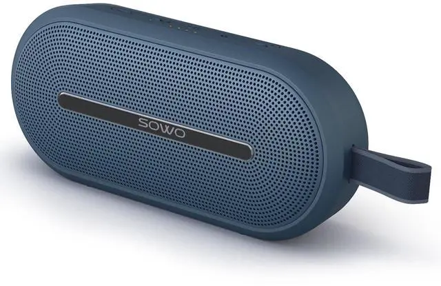Main image of Portable Wireless Speaker with Bluetooth, Enhanced Immersive Bass, Partyboom Technology, 40W Loud Clear Stereo Sound, IP67 Waterproof, 16H Playtime for Outdoor, Camping and Travel - Ocean Blue