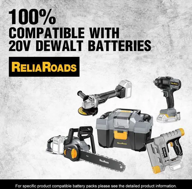 Alt view image 7 of 7 - 900 Ft-lbs Cordless Impact Wrench, 1/2 Inch Impact Gun Compatible DeWALT 20V MAX Battery, Brushless Constant High Torque Impact Driver with 3 Speed, Tool Only (No Battery Included)