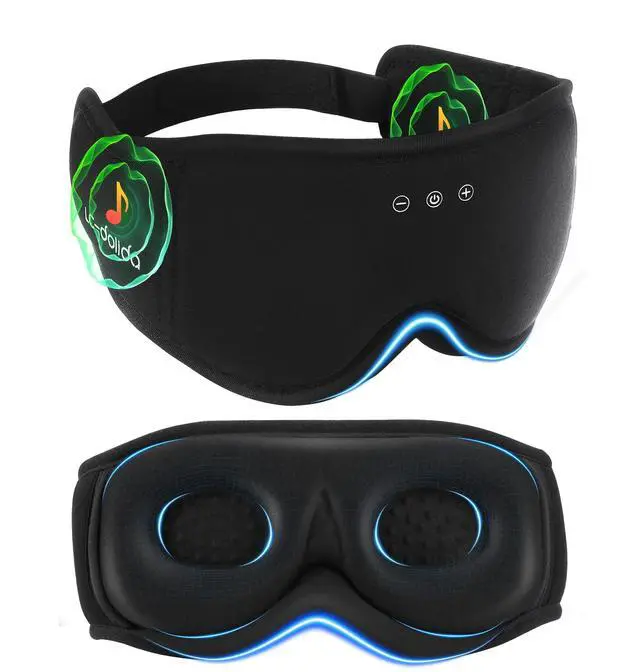 Main image of BambooCotton 3D Bluetooth Sleep Mask, 2026 New Sleep Headphones, Wireless Comfort, Sustainable Luxury for Better Sleep