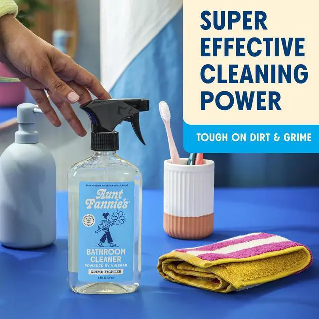 Alt view image 2 of 7 - All Purpose Bathroom Cleaner Vinegar Spray for Shower, Tub, Toilet, Tile, Sink and Fixtures, 16.9 Ounces (Pack of 1)