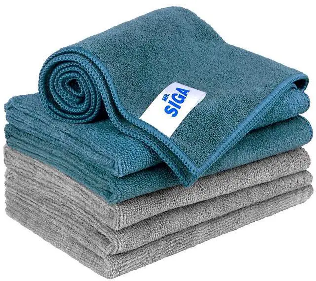 Main image of Microfiber Cleaning Cloth, Pack of 6, Size: 13.8" x 15.7"