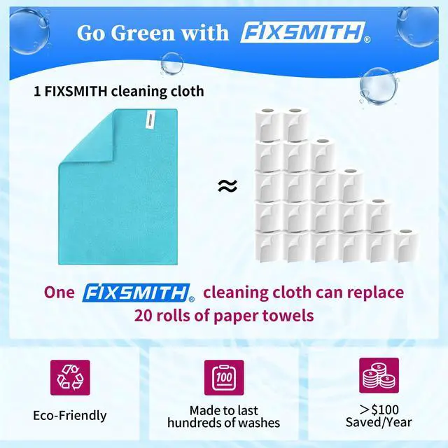 Alt view image 7 of 7 - Microfiber Cleaning Cloth - Pack of 24, Multi-Functional Cleaning Towels, Size: 12 x 16 in, Highly Absorbent Cleaning Rags, Lint-Free, Streak-Free Cleaning Cloths for Car Kitchen Home Office