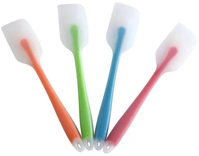 Main image of Silicone Spatula Set of 4 - Heat Resistant Flexible Spatula 450F with Stainless Steel Core - Food Grade Premium Good Grip Kitchen Utensils - Seamless, Heavy Duty, BPA Free, Dishwasher Safe