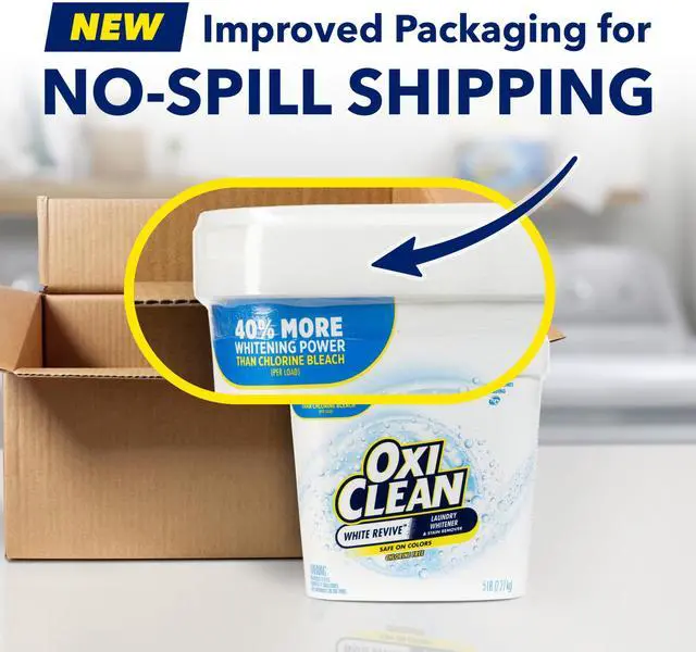Alt view image 2 of 7 - White Revive Laundry Whitener and Stain Remover Powder, Alternative to Bleach for Laundry, 5 lb