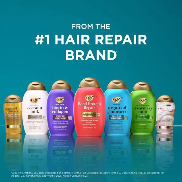 Alt view image 6 of 7 - Thick & Full + Biotin & Collagen Volumizing Shampoo, Nutrient-Infused Hair Shampoo with Vitamin B7 Biotin Gives Hair Volume & Body for 72+ Hours, Sulfate-Free Surfactants, 25.4 fl. oz