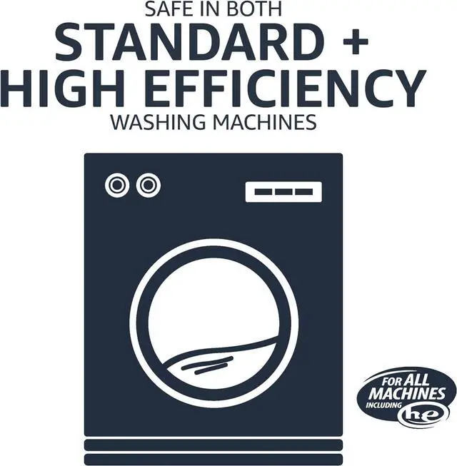Alt view image 6 of 6 - Laundry Detergent Pacs, Free & Clear, Hypoallergenic, Fragrance Free, HE Compatible, Easy to Use, 120 Count (New Packaging)