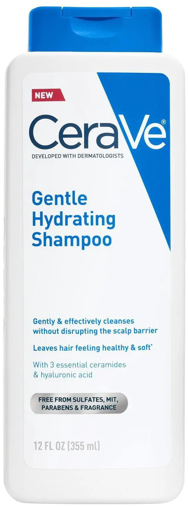 Main image of Gentle Hydrating Shampoo, With Ceramides, Niacinamide & Hyaluronic Acid For Soft, Healthy Looking Hair & Scalp, Sulfate Free & Color Safe Shampoo, For All Hair Types, 12 Oz