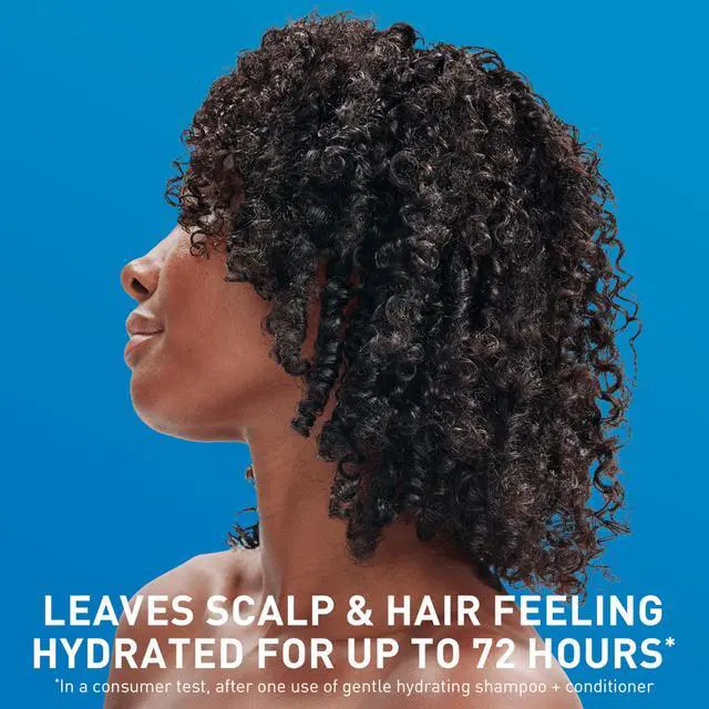 Alt view image 4 of 7 - Gentle Hydrating Shampoo, With Ceramides, Niacinamide & Hyaluronic Acid For Soft, Healthy Looking Hair & Scalp, Sulfate Free & Color Safe Shampoo, For All Hair Types, 12 Oz
