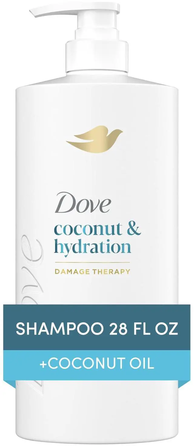 Alt view image 3 of 7 - Shampoo Coconut & Hydration for Dry Hair with Bio-Protein Care Technology and Coconut Oil 28 Fl Oz