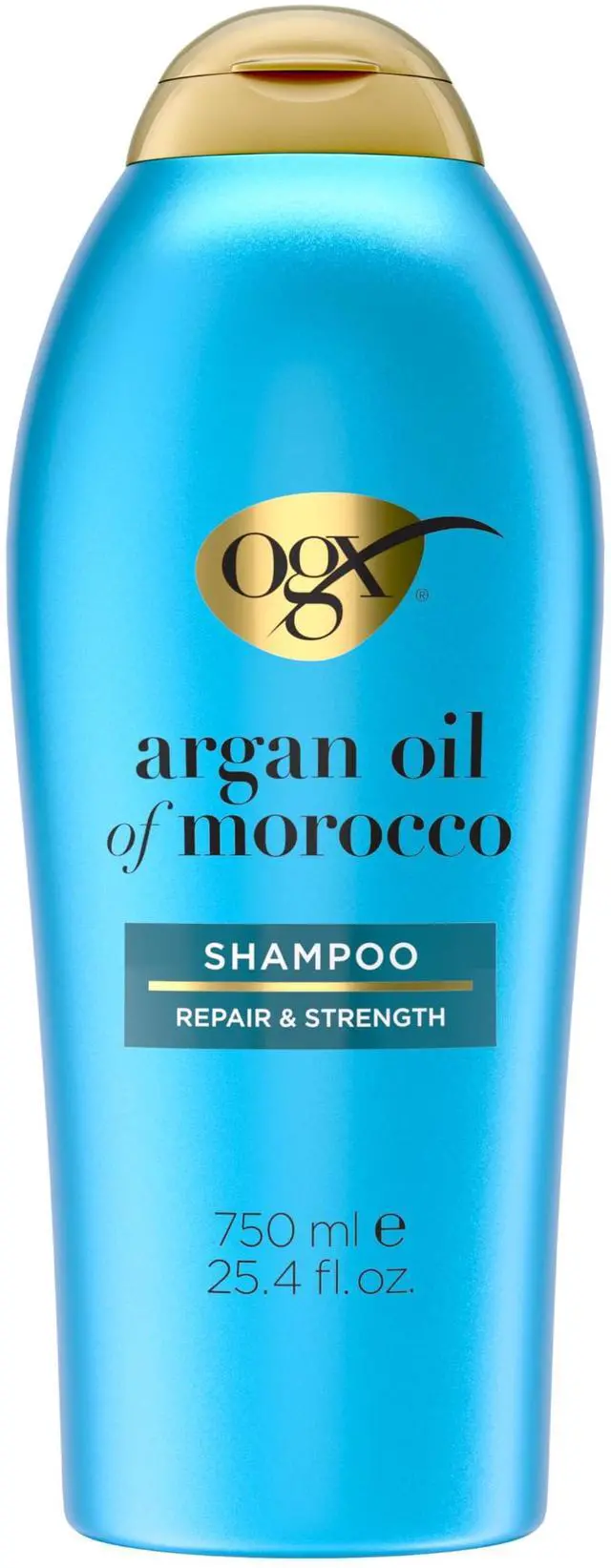 Main image of Renewing + Argan Oil of Morocco Shampoo, Damage Repair Shampoo & Argan Oil to Help Strengthen & Repair Dry, Damaged Hair, Paraben-Free, Sulfate-Free Surfactants, 25.4 fl. oz