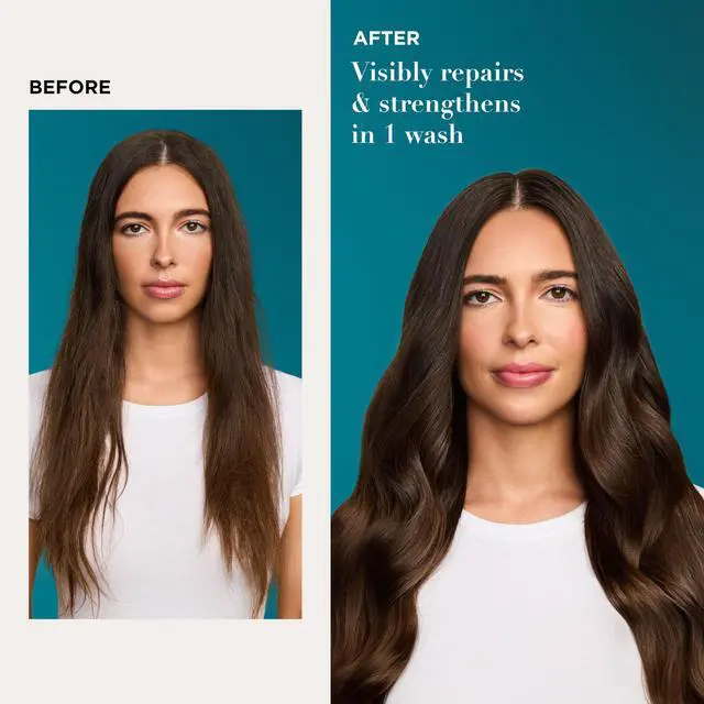Alt view image 2 of 7 - Renewing + Argan Oil of Morocco Shampoo, Damage Repair Shampoo & Argan Oil to Help Strengthen & Repair Dry, Damaged Hair, Paraben-Free, Sulfate-Free Surfactants, 25.4 fl. oz