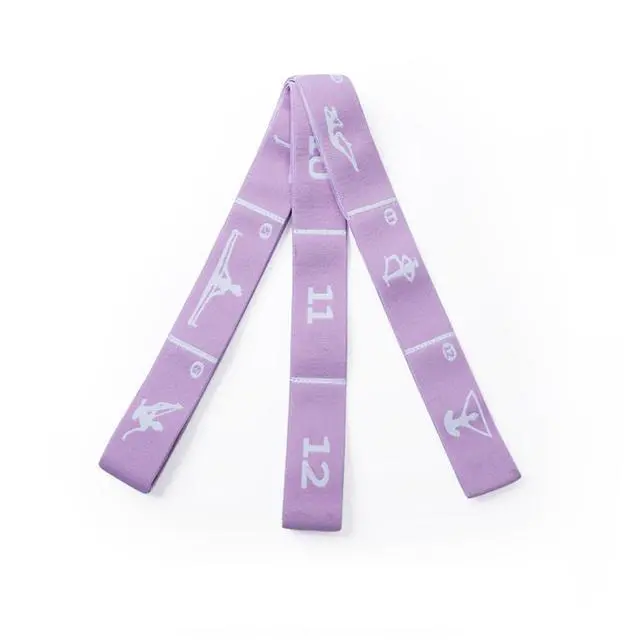 Alt view image 2 of 7 - Yoga Strap with 12 Loops - Multi-Functional Stretch Band for Pilates, Dance, Gymnastics, Physical Therapy, Flexibility & Resistance Training, Ballet, Latin Workouts