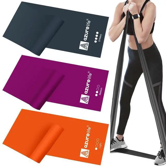 Main image of Resistance Bands,Professional Long Non-Latex Elastic Stretch Bands,Exercise Bands for Physical Therapy, Yoga, Pilates, Rehab, at-Home or The Gym Workouts, Strength Training