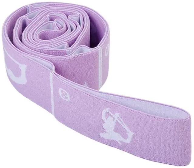Alt view image 5 of 6 - Adjustable Stretch Strap for Kids, 8-Loop Elastic Resistance Band for Children Gymnastics, Ballet Dance, Yoga, StuffPilates & Flexibility Training, Home Exercise Equipment for Girls