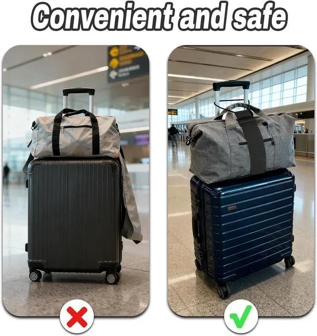 Alt view image 2 of 6 - Luggage Straps for SuitcasesMulti-Use Strong Adjustable Luggage Connector Straps, Durable, Waterproof, Bungee StrapsTravel Suitcase Essential Travel Essentials (Pink 2PCS)