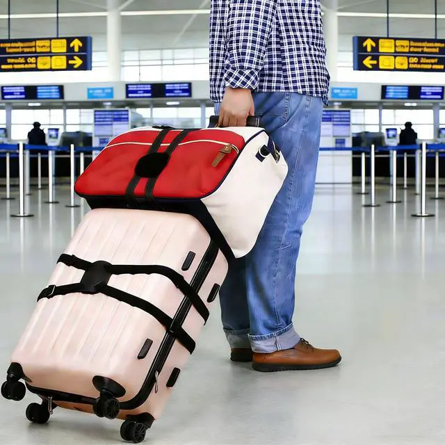 Alt view image 4 of 7 - Luggage Straps Bag Bungee,Luggage Straps for Suitcases,Suitcase Straps,Elastic Strap,Ajustable Elastic Bungee Belt 2 Pack,Add a Bag Easy to Travel Suitcase,Travel Suitcase Bag Accessories.(Black)