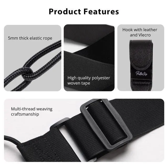 Alt view image 6 of 7 - Luggage Strap and Hooks 3PCS for Securing Belongings to Suitcase, Adjustable Connector Strap Add a Bag or Backpack, Connect 2 Similar Size Suitcases, 2 Hooks with Velcro Fixing Travel Accessories