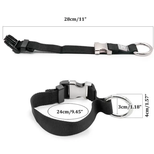 Alt view image 3 of 7 - Add-A-Bag Luggage Strap Jacket Gripper, Luggage Straps Baggage Suitcase Belts Travel Accessories - Make Your Hands Free, Easy to Carry Your Extra Bags, (2X Grey)