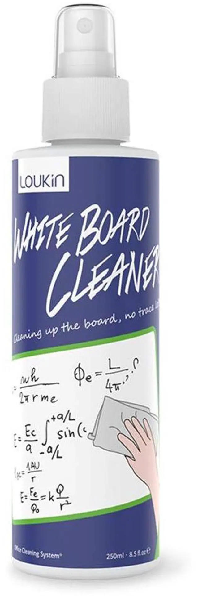 Main image of Non-Toxic Whiteboard Cleaner, 8.5 fl oz Dry Erase Board Cleaner, Whiteboard Cleaning Spray, Removes Stubborn Marks from Whiteboards