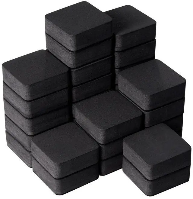 Main image of Dry Erase Erasers, 40 Pack Magnetic Whiteboard Dry Erasers Chalkboard Cleaner Wiper for Kids and Classroom Teacher Supplies Home and Office, Black