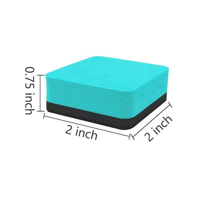 Alt view image 2 of 6 - 40 Pack Dry Erase Erasers, Mini Magnetic Whiteboard Eraser, Square Dry Erase Board Eraser, White Board Eraser Cleaner for Office Classroom Home, 2 x 2 Inches, Green