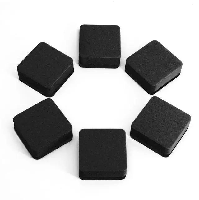 Alt view image 3 of 6 - Dry Erase Erasers, 24 Pack Magnetic Whiteboard Dry Eraser Chalkboard Cleansers for Classroom, Home and Office (Black 2 x 2 Inch