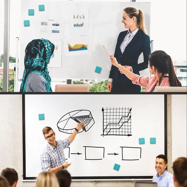 Alt view image 6 of 6 - 40 Pack Dry Erase Erasers, Mini Magnetic Whiteboard Eraser, Square Dry Erase Board Eraser, White Board Eraser Cleaner for Office Classroom Home, 2 x 2 Inches, Green