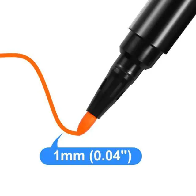 Alt view image 6 of 7 - Liquid Chalk Markers for LED Drawing Note Board Acrylic Calendar Planning Board Clear Glass Dry Erase Whiteboard Window Mirror Christmas Holidays Painting, 14 Pack, 12 Vibrant Colors, 1mm Fine Points