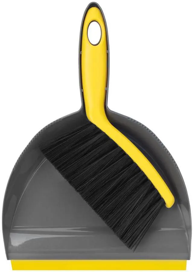 Main image of Dustpan and Broom Set Small Mini Handheld Dustpan and Brush Combo for Home, Desktop, Sofa, Cat Litter, Car, Camping & Small Space Cleaning