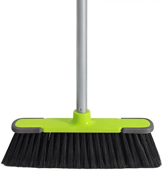 Main image of Green Indoor Broom 54" Long Handle House Broom for Floor Cleaning Sweeping Broom for Kitchen, Garage, Lobby, Patio and Garden