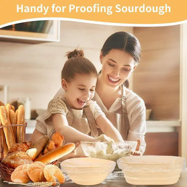 Alt view image 3 of 7 - 200 Bowl Covers for Bread Proofing,Elastic Large Plastic Wrap for Food | Stretch Food Covers,Keep Food Fresh,Reusable Shower Caps for Sourdough Bread,Baking Essential Supplies,Fits bowls up to 11"