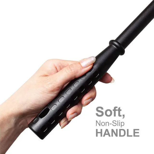 Alt view image 4 of 6 - Window Squeegee for Car Windows, 2-in-1 Window Cleaner for Car Windshield, Gas Station, Shower, and Glass | Auto Squeegee with 17.5" Handle, 8" Soft Rubber Blade & Highly Absorbent Sponge