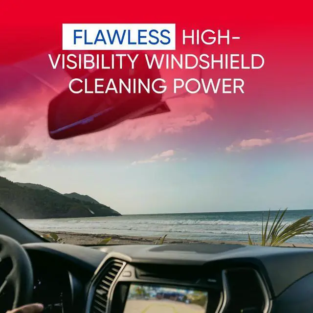 Alt view image 6 of 7 - Windshield Washer Fluid Ready to Use Formula - 1 Gallon, Pre-Mixed, Streak-Free Cleanliness, 2-In-1 Removes Bugs & Tar