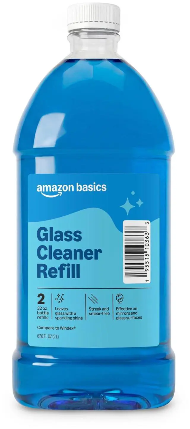 Main image of Glass Cleaner Refill, Streak-Free, Cleans Windows and Mirrors with Sparkling Shine, Economical, 67.6 Fl Oz, 1-Pack