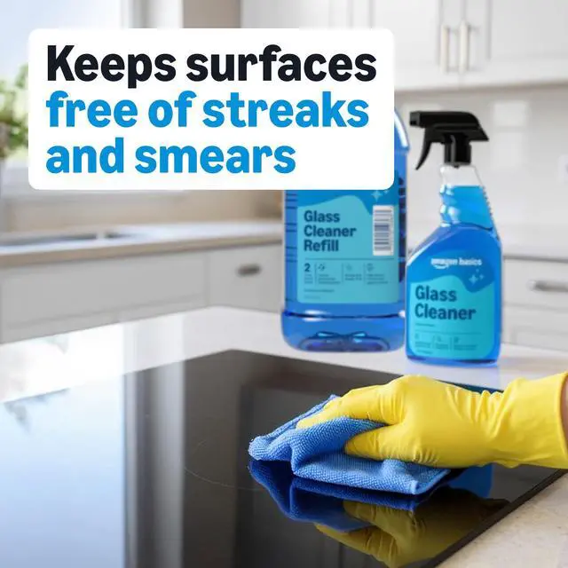 Alt view image 4 of 6 - Glass Cleaner Refill, Streak-Free, Cleans Windows and Mirrors with Sparkling Shine, Economical, 67.6 Fl Oz, 1-Pack