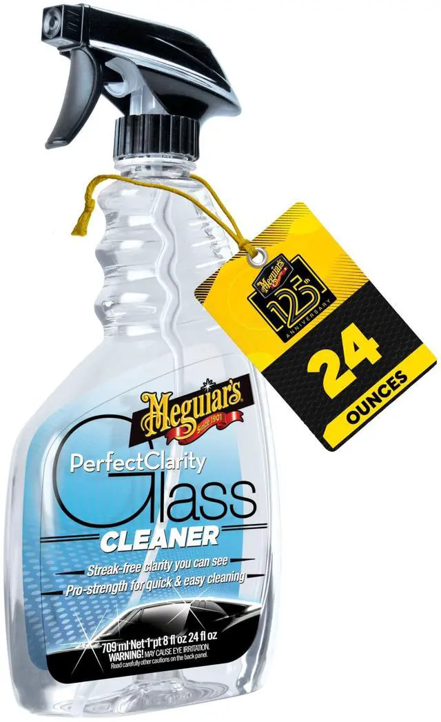 Main image of Perfect Clarity Glass Cleaner, Keep Windows, Windshields, and Mirrors Gleaming using a Premium Anti-Hazing Formula that Leaves a Superior Streak Free Finish, 24 Oz