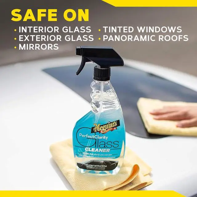 Alt view image 7 of 7 - Perfect Clarity Glass Cleaner, Keep Windows, Windshields, and Mirrors Gleaming using a Premium Anti-Hazing Formula that Leaves a Superior Streak Free Finish, 24 Oz