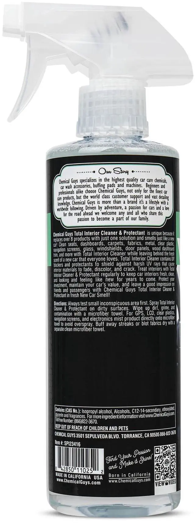 Alt view image 7 of 7 - Total Interior Cleaner & Protectant - New Car Scent, Car Cleaning Spray, Cleans and Protects Leather, Vinyl, Plastic, Rubber, and Glass, Safe for Trucks, SUVs, Jeeps, RVs & More - 16 oz