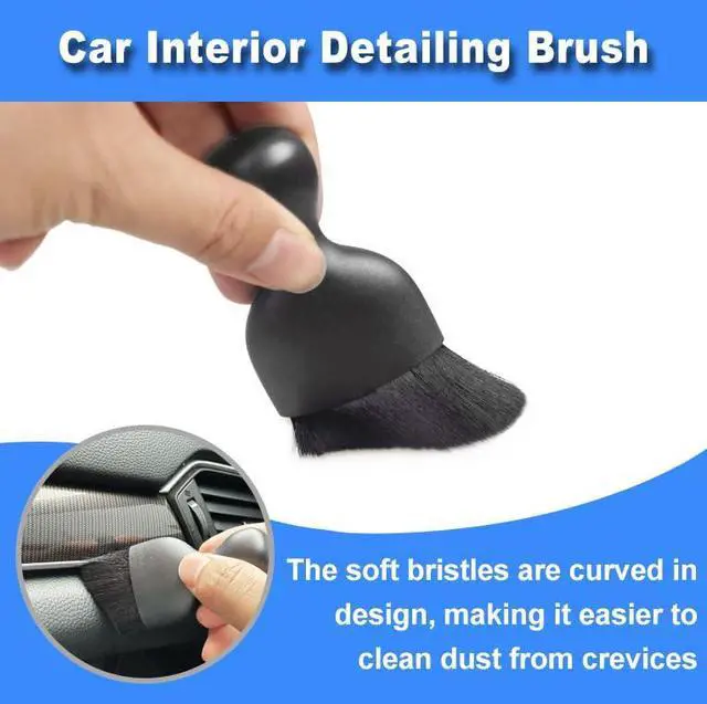 Alt view image 7 of 7 - Windshield Cleaner Tool, 15Pcs Car Interior Detailing Kit, Car Cleaning Kit Interior Cleaner, Car Detailing Brushes, Car Cleaning Gel, Car Cleaning Supplies Tools Accessories for Women, Men, Interior