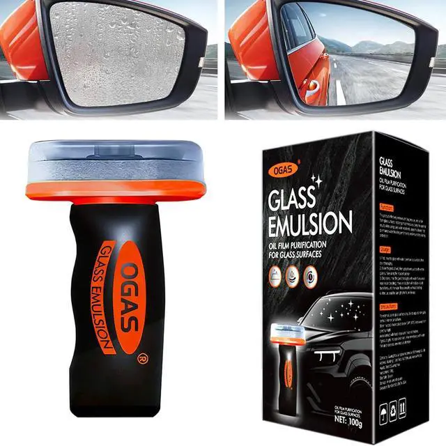 Main image of Windshield Cleaner Tool for Automotive Windshield, Window Cleaner Glass Oil Film Cleaner for Car Window Mirror Improve Windshield Clarity and Visibility for Safe Driving (1)