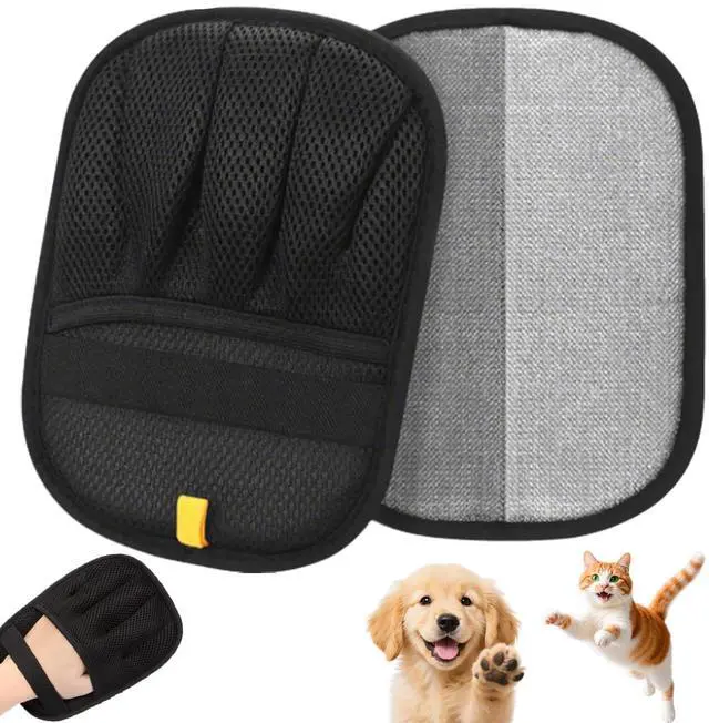 Main image of Electrostatic Pet Hair Remover Glove Reusable Lint Roller Alternative for Furniture, Carpet & Clothes Washable Dog & Cat Hair Brush with Strong Grip No Sticky Refills Needed(1PCS)